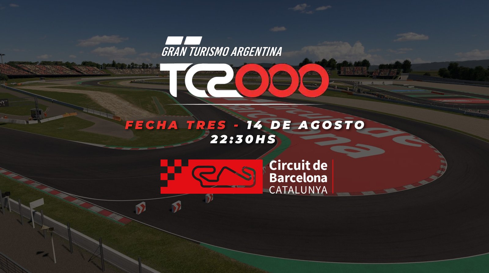 Circuito de Barcelona Catalunya sin chicanas– Viernes 14 de Agosto – 22:30Hs